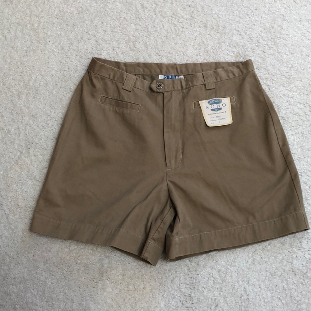NWT khaki shorts size 8 , 100% cotton Soho brand, soft, comfortable , short!